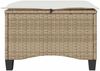 vidaXL Gartenhocker mit Kissen 2 Stk. Beige 55x55x36 cm Poly Rattan 4108250 Bild 5