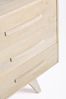Sideboard Anahsa aus Mangoholz, skandinavischer Stil, Natur, 2 Türen, Rattan-Details Bild 5
