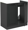 Spülenunterschrank R-Line Anthrazit Landhaus 80 cm , AP Eiche Vicco Bild 4