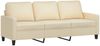 vidaXL 3-Sitzer-Sofa Creme 180 cm Stoff 359173 Bild 2