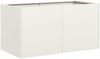 vidaXL Pflanzkübel Weiß 80x40x40 cm Kaltgewalzter Stahl 860669 Bild 2