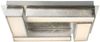 LED Deckenleuchte, Textil, silber-metallic L 30 cm Bild 4