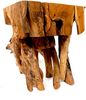 Beistelltisch Wurzelholz Teakholz Hocker Beistelltisch Teak Sitzhocker Bild 3
