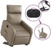 vidaXL Relaxsessel mit Aufstehhilfe Cappuccino-Braun Kunstleder 3206755 Bild 5