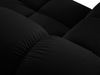 Micadoni Modulares Sofa Bellis 4-Sitzer Rechts Samt Bluvel Schwarz Bild 5