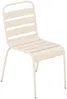 Vente-unique - MIRMANDE Garden dining set Metall Beige - B 59 cm x H 79 cm x L 47,5 cm Bild 4