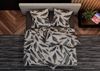 Mako Satin Bettwäsche Elegant Brush brombeer Garnitur 135x200 + 80x80 Bild 3