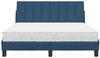 vidaXL Bett mit Matratze "Hanko" Blau 140x200 cm Stoff 3310537 Bild 5