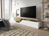 TV-Lowboard Nesezi 200 (Farbe: Weiß / Wotan) Bild 2