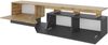 TV-Lowboard Nesezi 200 (Farbe: Weiß / Wotan) Bild 4