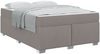 vidaXL Bettrahmen mit Matratze Taupe 140 x 200 cm Stoff 3399191 Bild 3