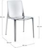 Gartenstuhl Eleda 4er-Set Kunststoff, modern stapelbar, grau, für Innen- und Außenbereich Bild 3
