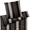 JOOP! Comfort Satin Bettwäsche 4122-9 Stripes Schwarz Braun 135x200 Bild 2