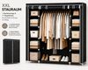 Best for Home Kleiderschrank Stoffe Schränke with Kleider Stab XXL faltbare Schränke mit zipper Bild 3