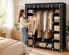 Best for Home Kleiderschrank Stoffe Schränke with Kleider Stab XXL faltbare Schränke mit zipper Bild 2