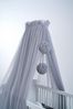 Baby Fancyroom Betthimmel Betthimmel aus 12 Meter Tüll aus 1. Klasse für Kinderbett Gitterbett, Himmel für Babybett Kinderbett Bild 4