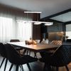 LED Pendelleuchte, 4-flammig, Metall Glas, chrom, H 93 cm Bild 4