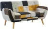 Vente-unique - SERTI Sofa Stoff multicolour - B 80,5 cm x H 81 cm x L 158 cm Bild 3