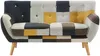 Vente-unique - SERTI Sofa Stoff multicolour - B 80,5 cm x H 81 cm x L 158 cm Bild 2
