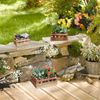 Holz Blumenkasten Zaunoptik 3er Set Bild 2
