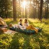 Avenli Luftmatratze Camping CloudCoil grün 203x183x22cm Bild 3