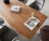 Esstisch Edge 200x100 XL Akazie Natur Metall Schräg Live-Edge Bild 3