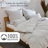 Blumtal Bettwäsche Bettwäsche aus 100% Baumwolle mit Kissenbezug, Oeko-TEX zertifizierte Bettwäsche in Leinen Optik Bild 3