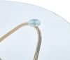 Esstisch aus Glas und Metall, Golden, platzsparend Bild 4
