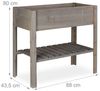 Hochbeet Holz grau Bild 4