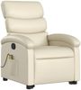 vidaXL Massagesessel mit Aufstehhilfe Creme Kunstleder 3204048 Bild 3
