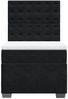 vidaXL Boxspringbett mit Matratze Schwarz 90x200 cm Samt 3290824 Bild 4