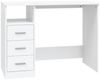 vidaXL Schreibtisch mit Schubladen Weiß 102x50x76 cm Holzwerkstoff 823032 Bild 2