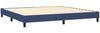vidaXL Boxspringbett mit Matratze Blau 200x200 cm Stoff, Härtegrad: H2 [3140247] Bild 4