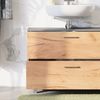 Waschbeckenunterschrank Ilias Goldkraft Eiche/Anthrazit 80.2 x 60.8 cm mit 2 Schubladen Vicco Bild 4