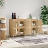 vidaXL Sideboards 2 Stk. Sonoma-Eiche 60x35x70 cm Holzwerkstoff 3185754 Bild 3