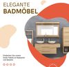 Badezimmerschrank Orbiana Teak Massivholz Bild 5