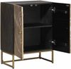 vidaXL Sideboard Messing 53,5 x 30 x 70 cm 42020071 Bild 2