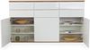 Sideboard 'MUNDI', Hochglanz Weiß-Eiche Riviera Bild 3