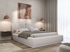 Selsey 'Comoves' Polsterbett 180x200 mit Veloursbezug, Bettkasten und Lattenrost, Greige Bild 3