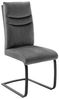 Freischwinger >GIBARA< (2er-Set) mit Griff, Bezug anthrazit - 46x105x62 (BxHxT) Bild 3