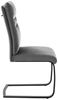 Freischwinger >GIBARA< (2er-Set) mit Griff, Bezug anthrazit - 46x105x62 (BxHxT) Bild 5