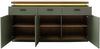 Sideboard >MONIZ< LED-Beleuchtung, Salbei grün/ Eichenfarben Dekor - 156x83x44 (BxHxT) Bild 5