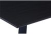 Tisch MDF Dunkelgrau Stahl Schwarz 180x90 Bild 4
