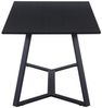 Tisch MDF Dunkelgrau Stahl Schwarz 180x90 Bild 3