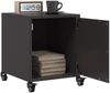 vidaXL Nachttisch Schwarz 36x39x43,5 cm Stahl 846614 Bild 5
