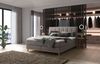 Stefania Boxspringbett grau Eiche MassivholzPolyester/Polyamid/Viskose 214cm x 163cm x 115cm Bild 2