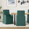 vidaXL Esszimmerstühle 2 pcs Dunkelgrün 57 x 67 x 98 cm Stoff 42017921 Bild 1