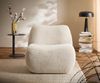 Loungesessel Zena 75x85 cm Plüsch Creme-Weiß Bild 2