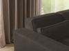 Ecksofa Schlafsofa WALDO Stoff Brooklyn Schwarz-Hell Ottomane Rechts Bild 5