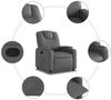 vidaXL Relaxsessel Grau Kunstleder 3205978 Bild 5
